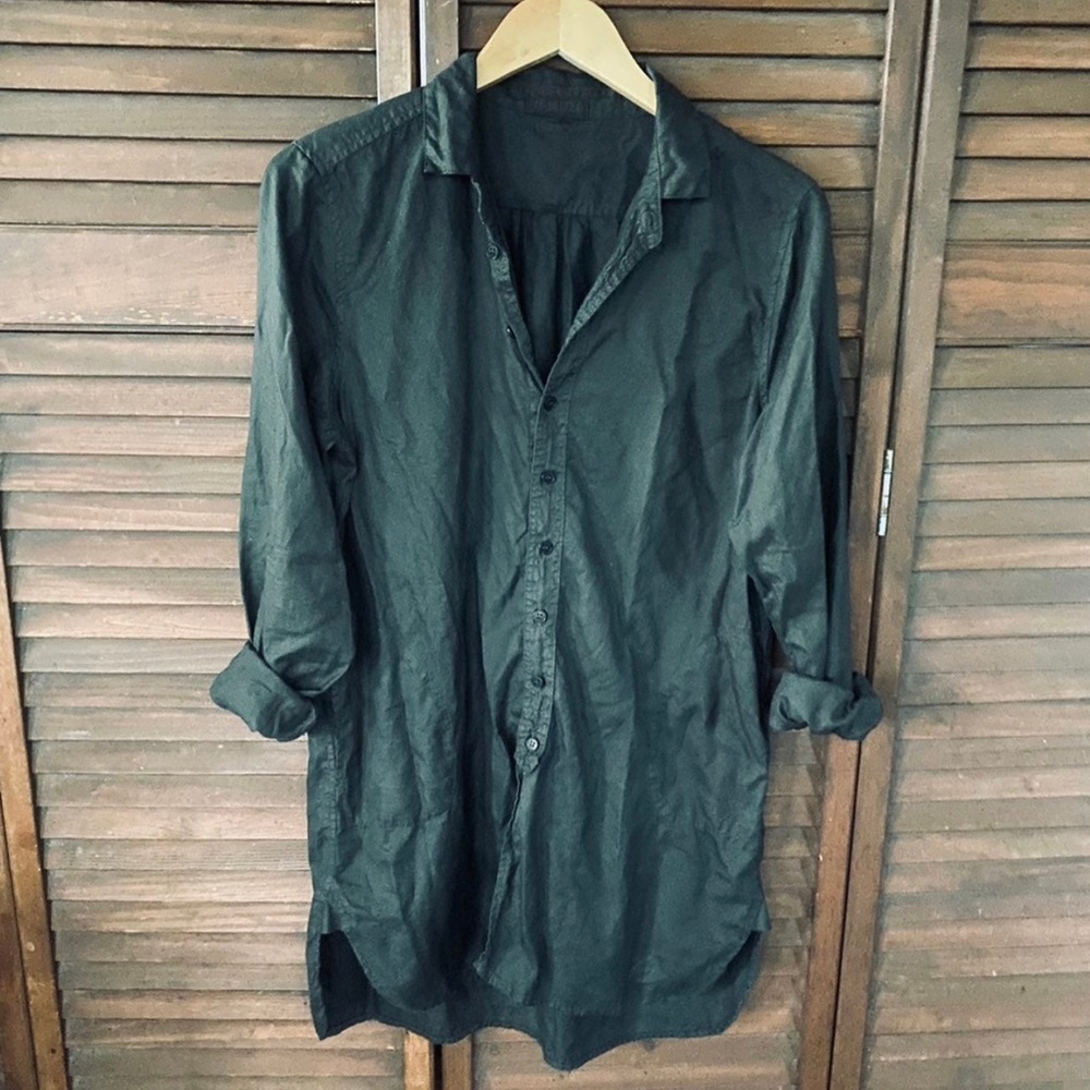 CP Shades Button Down Cotton Tunic